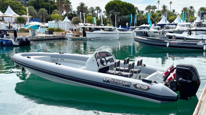 EPTechnologies and RIB Unlimited join forces to create new electric boat.