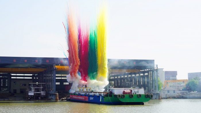 Geely marks expansion into marine sector with methanol-hydrogen electric riverboat.