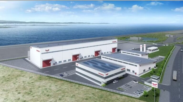 Yanmar to construct factory for marine hydrogen engine testing.